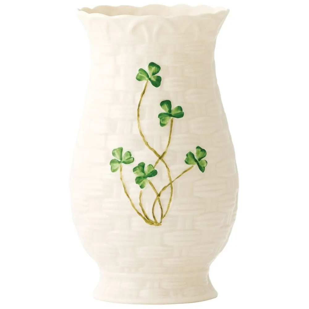 Belleek Beelleek Classic Kylemore 7" Vase- Vases|Belleek Pottery