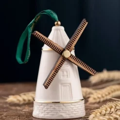 Belleek Ballycopeland Windmill Ornament- Belleek Pottery