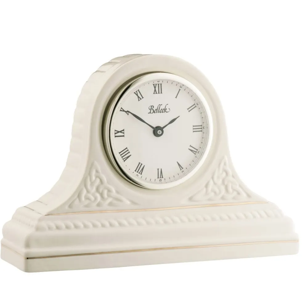 Belleek Celtic Mantel Clock- Home Accents|Belleek Pottery