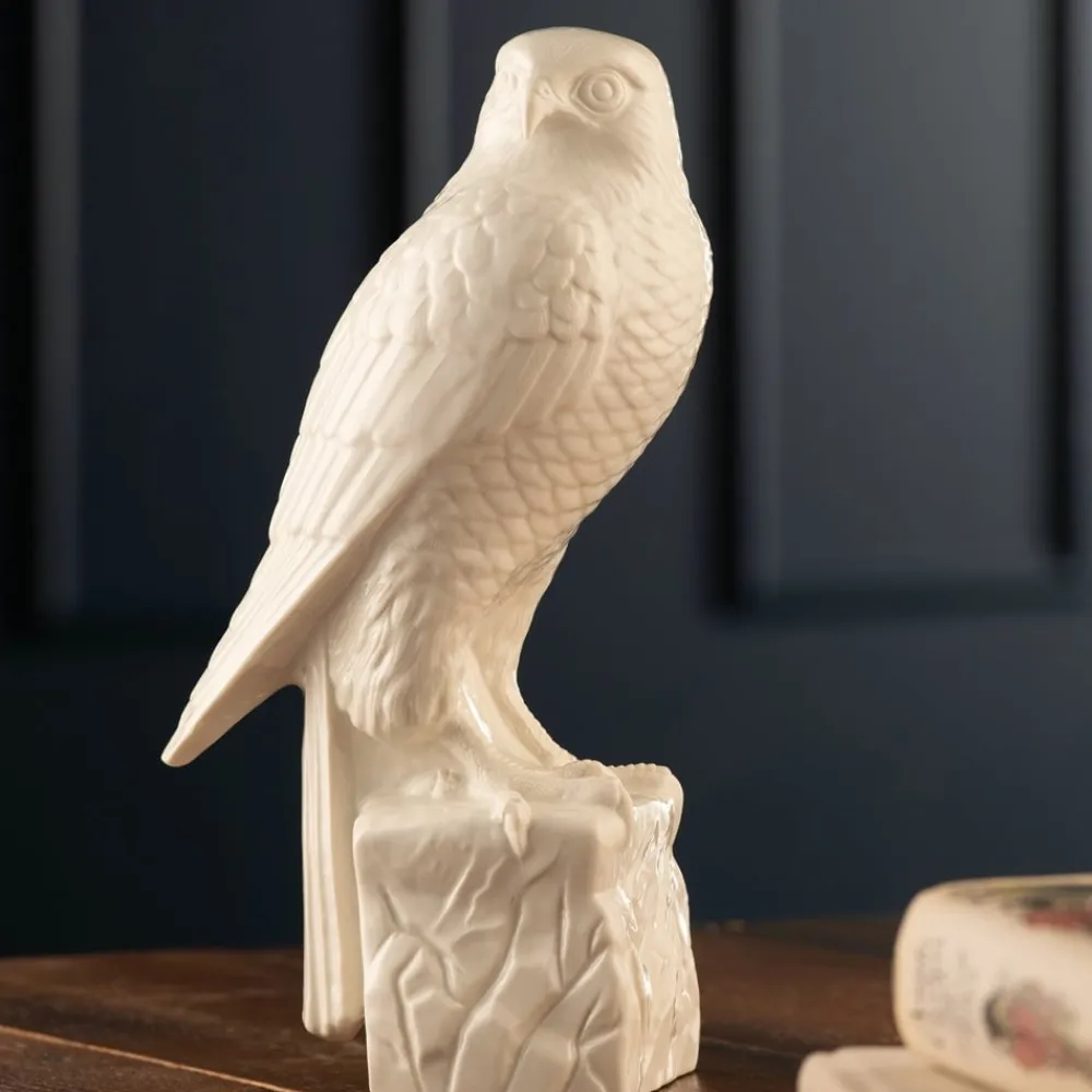 Belleek Classic Hawk Figurine- Belleek Pottery