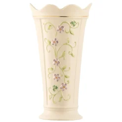 Belleek Classic Irish Flax 9.5" Vase- Belleek Pottery