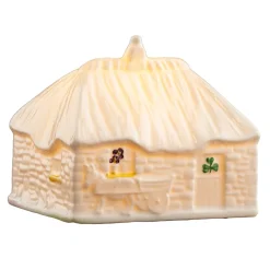 Belleek Classic 2025 Limited Edition LED Irish Thatched Cottage- Belleek Pottery