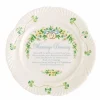 Belleek Classic Marriage Blessing Plate- Belleek Pottery