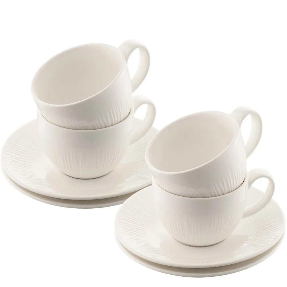 Belleek Living Erne Teacup & Saucer- Belleek|Teacups & Saucers