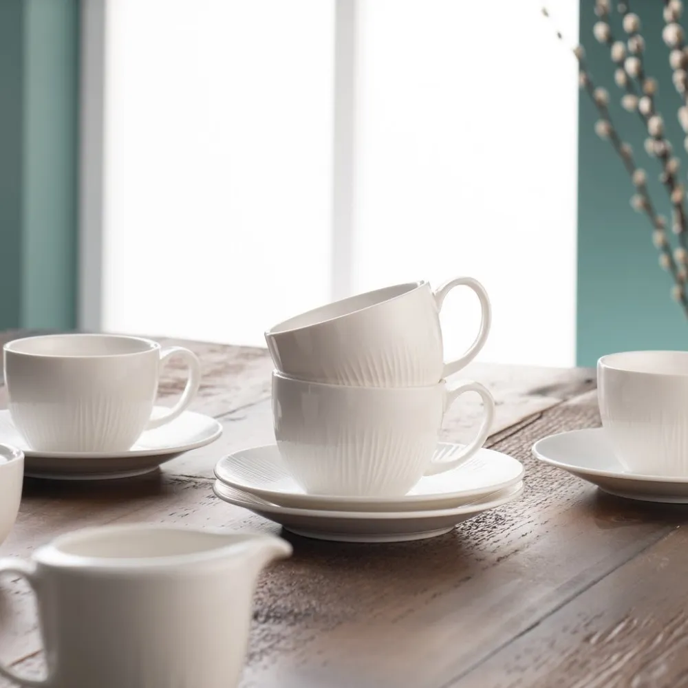 Belleek Living Erne Teacup & Saucer- Belleek|Teacups & Saucers