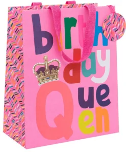 Birthday Queen Large Gift Bag- Gift Bags