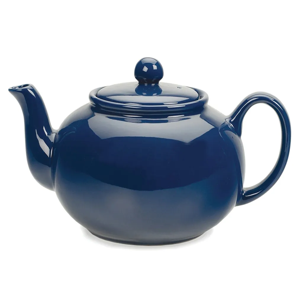 Blue Stoneware Teapot- Teapots
