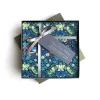 Blue Strawberry Thief Square Bandana- Handkerchiefs|Scarves & Wraps