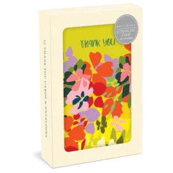 Bold Blooms Yellow Floral Boxed Notecards- Boxed Cards