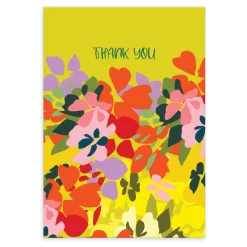 Bold Blooms Yellow Floral Boxed Notecards- Boxed Cards