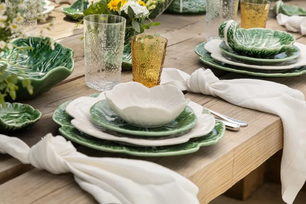 Bordallo Pinheiro Beige Cabbage Cereal Bowl- Bordallo Pinheiro