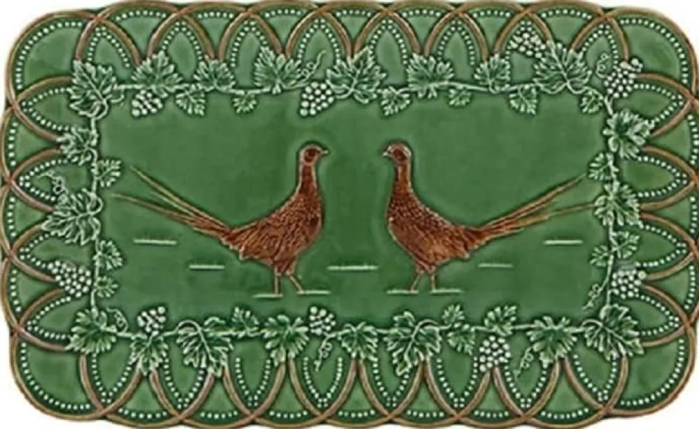 Bordallo Pinheiro Woods Tray (Pheasants)- Bordallo Pinheiro|Serving Plates