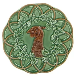 Bordallo Pinheiro Woods Bread & Butter Plate (Pheasant)- Bordallo Pinheiro|Tea Plates