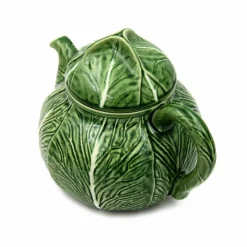 Bordallo Pinheiro Cabbage Teapot- Bordallo Pinheiro|Teapots