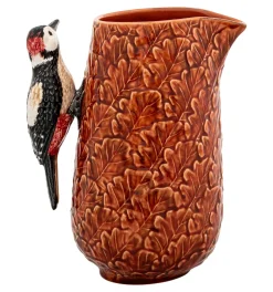 Bordallo Pinheiro x Claudia Schiffer Gudrun Woodpecker Medium Pitcher- Bordallo Pinheiro