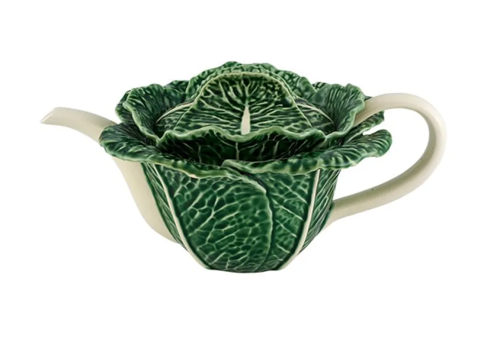Bordallo Pinheiro New Cabbage Teapot- Bordallo Pinheiro|Teapots