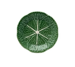 Bordallo Pinheiro Green Cabbage Dessert Plate- Bordallo Pinheiro|Tea Plates