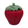 Bordallo Pinheiro Strawberry Large Jar- Storage Jars|Bordallo Pinheiro