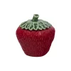Bordallo Pinheiro Strawberry Small Jar- Storage Jars|Bordallo Pinheiro