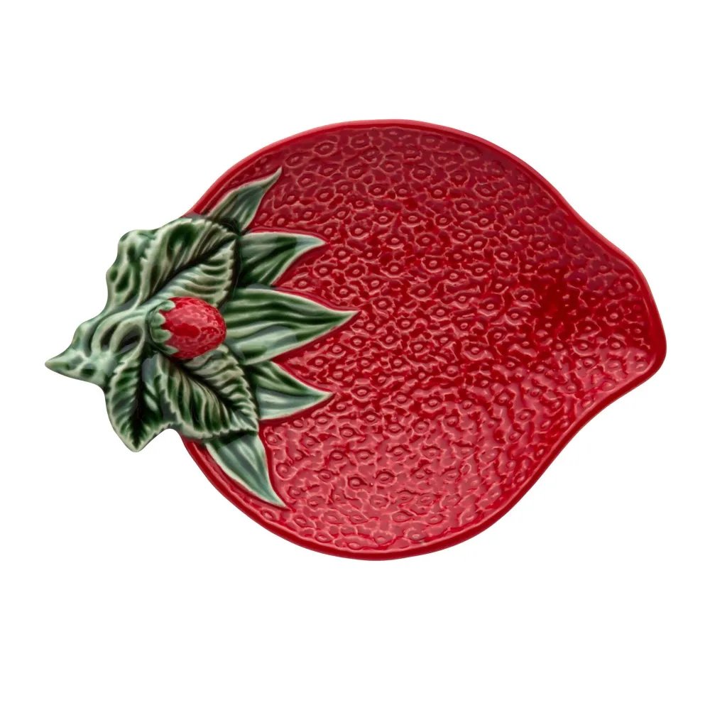 Bordallo Pinheiro Strawberry Olive Dish- Home Accents|Bordallo Pinheiro