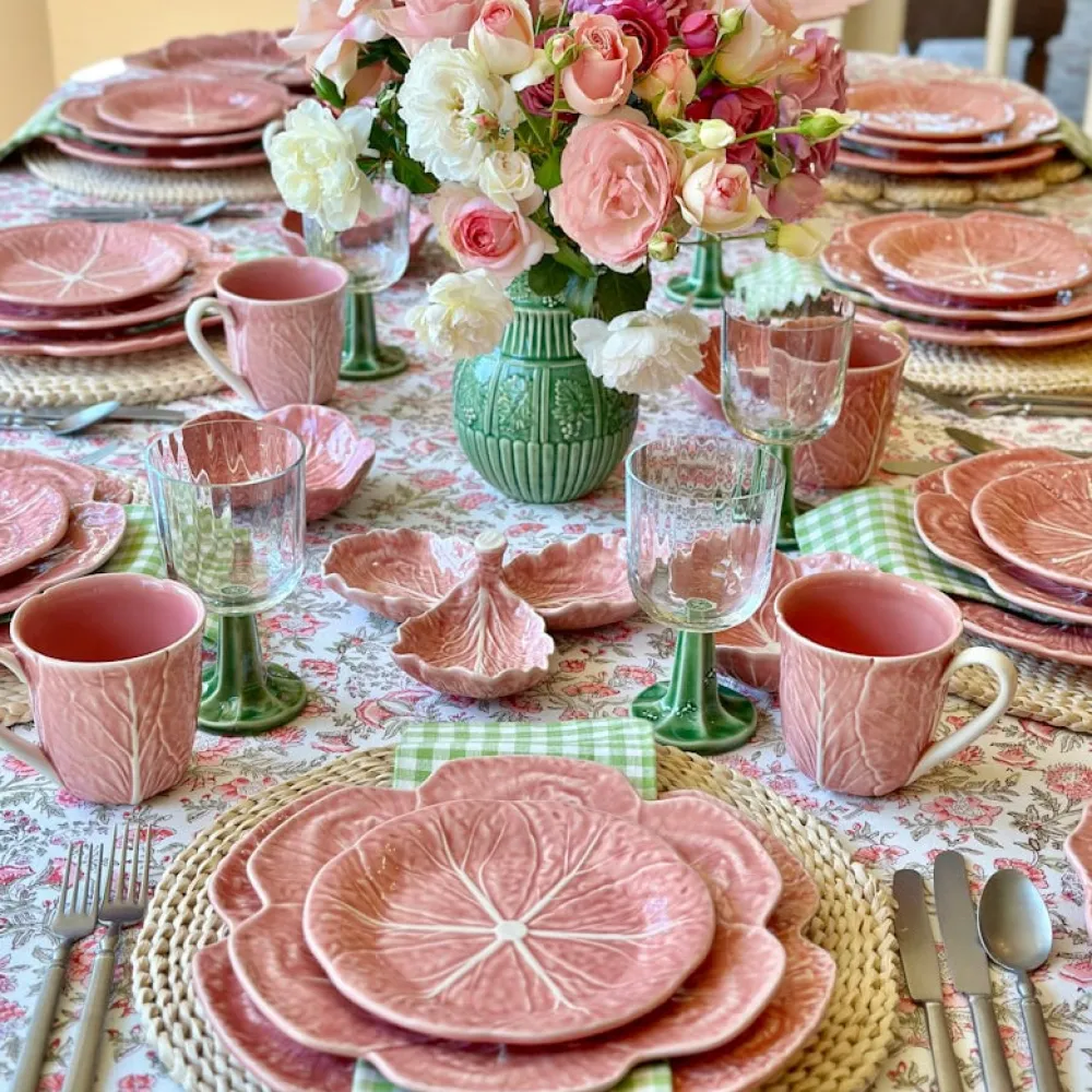 Bordallo Pinheiro Pink Cabbage Dinner Plate- Bordallo Pinheiro