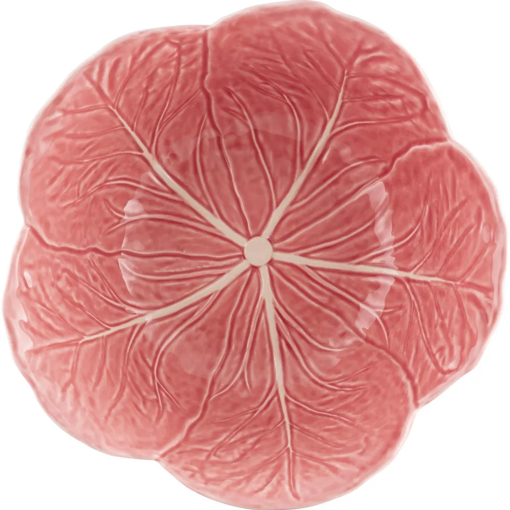 Bordallo Pinheiro Pink Cabbage Large Bowl- Bordallo Pinheiro