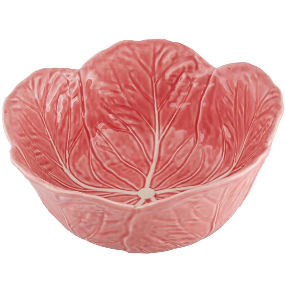 Bordallo Pinheiro Pink Cabbage Large Bowl- Bordallo Pinheiro