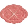 Bordallo Pinheiro Pink Cabbage Small Oval Platter- Bordallo Pinheiro