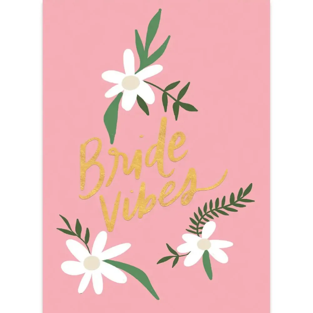 Bride Vibes Wedding Card- Greeting Cards