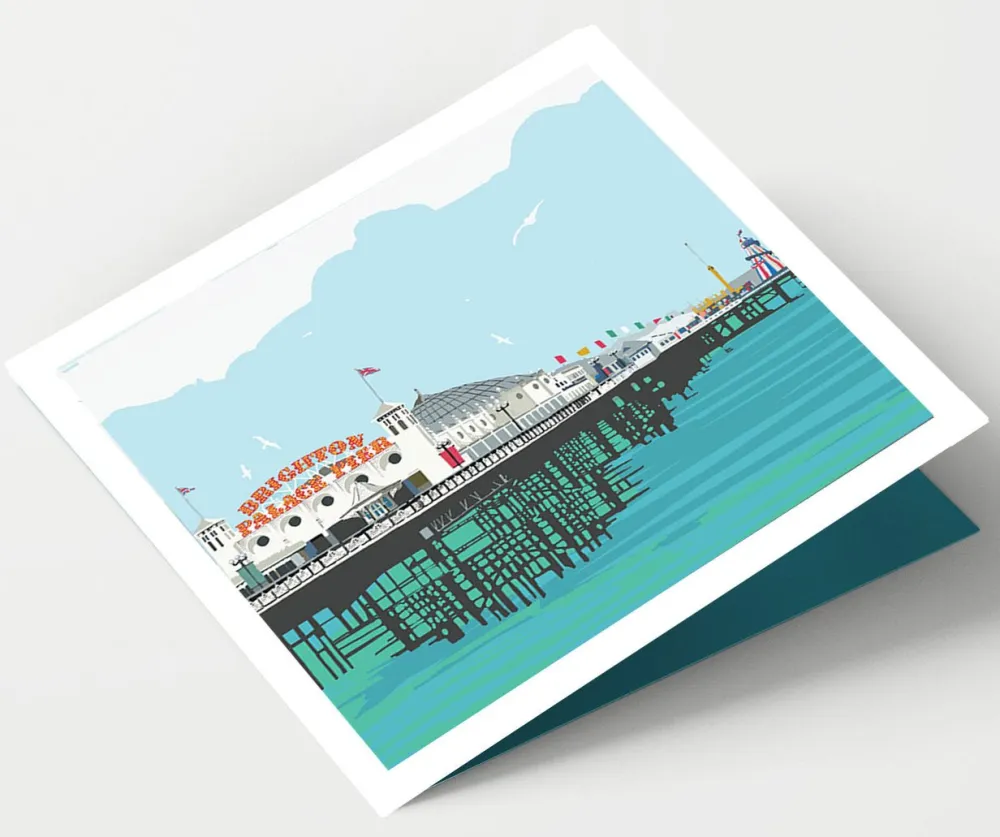 Brighton Palace Pier Card- Greeting Cards