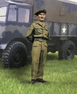 British Field Marshall Bernard Montgomery, 1944–45 Figurine- W. Britain Miniatures