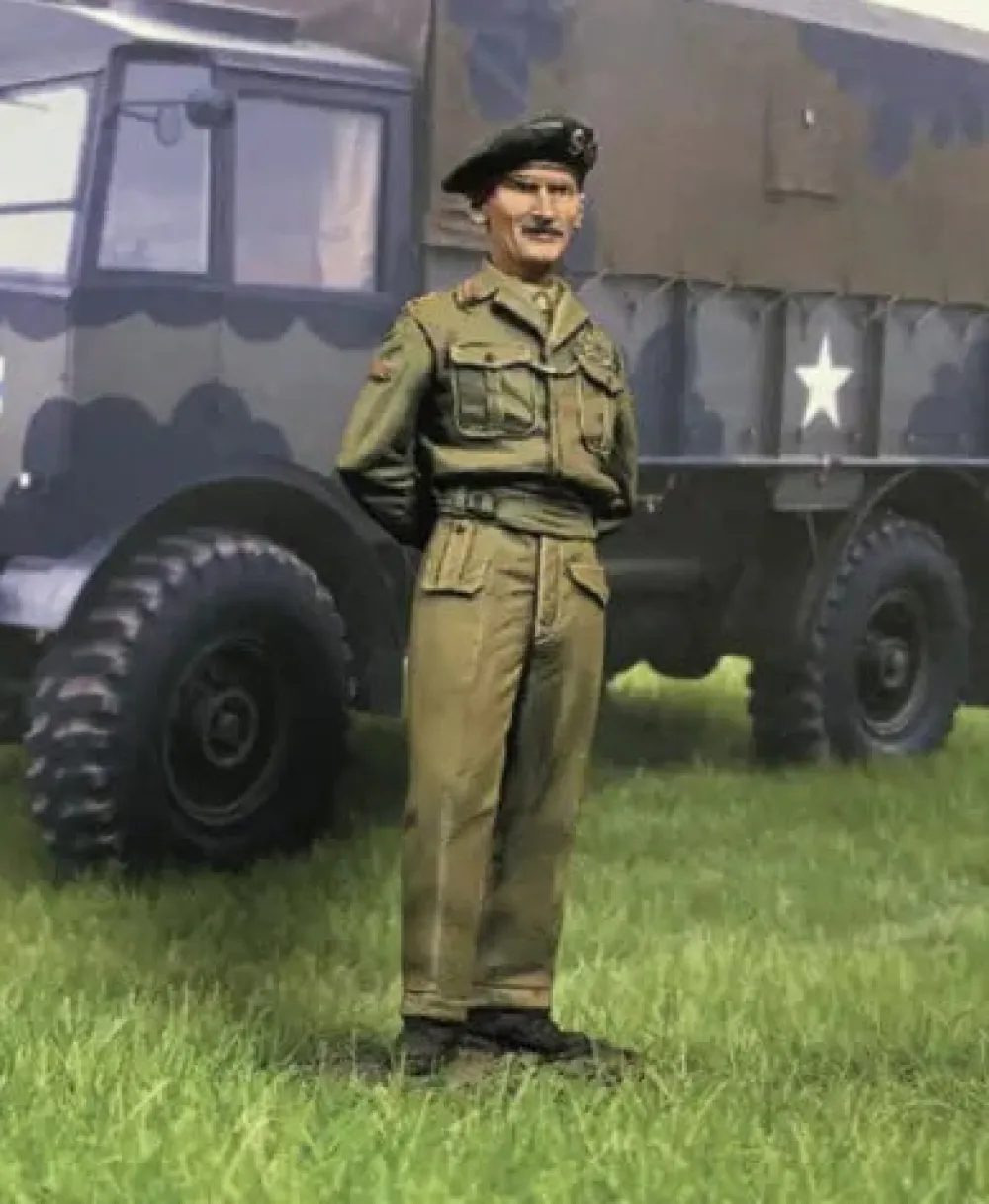 British Field Marshall Bernard Montgomery, 1944–45 Figurine- W. Britain Miniatures