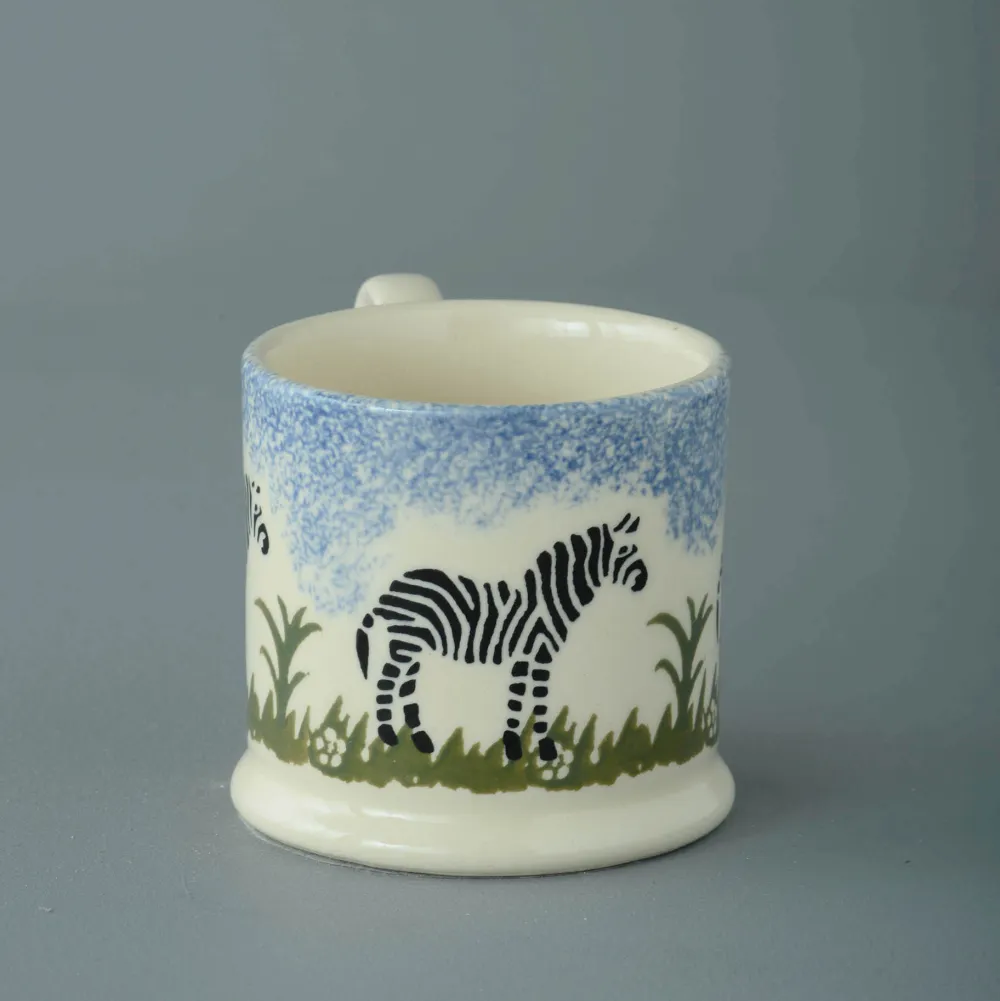 Brixton Pottery Brixton Zebra Mug Small 150ml- Brixton Pottery|Assorted Mugs