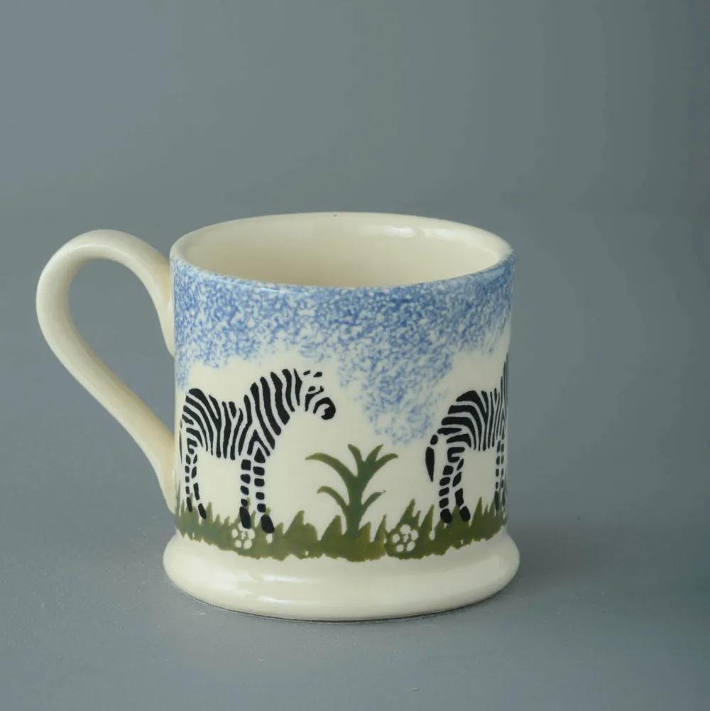 Brixton Pottery Brixton Zebra Mug Small 150ml- Brixton Pottery|Assorted Mugs