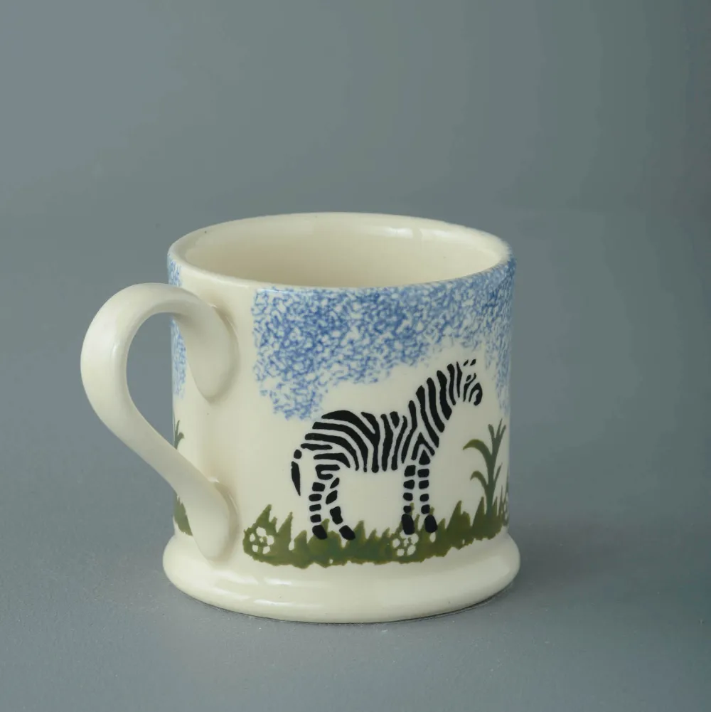 Brixton Pottery Brixton Zebra Mug Small 150ml- Brixton Pottery|Assorted Mugs