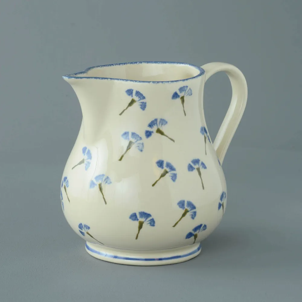 Brixton Pottery Cornflower Large Jug- Brixton Pottery