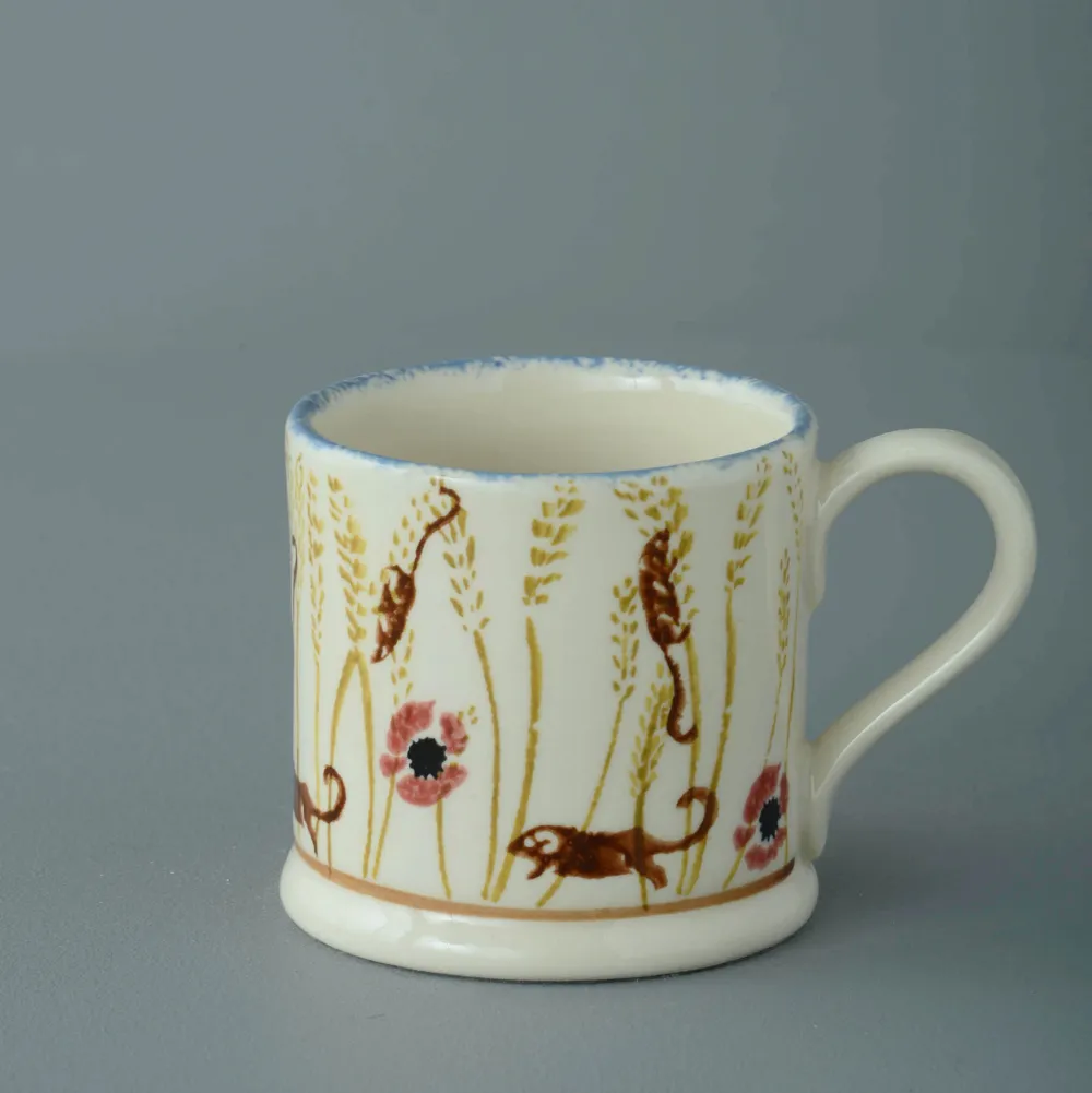 Brixton Pottery Field Mice, Corn & Poppies Small Mug- Brixton Pottery|Assorted Mugs