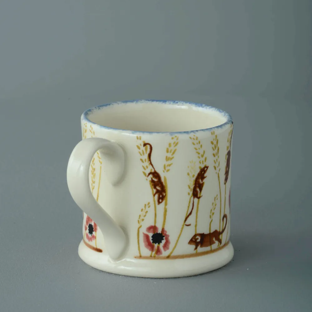 Brixton Pottery Field Mice, Corn & Poppies Small Mug- Brixton Pottery|Assorted Mugs