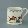 Brixton Pottery Horses Leaping Large Mug- Brixton Pottery|Assorted Mugs