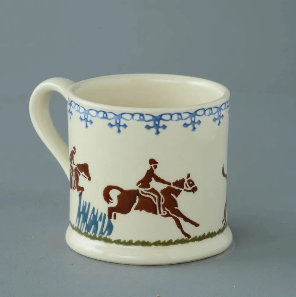 Brixton Pottery Horses Leaping Large Mug- Brixton Pottery|Assorted Mugs