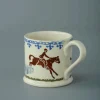 Brixton Pottery Leaping Horses Small Mug- Brixton Pottery|Assorted Mugs