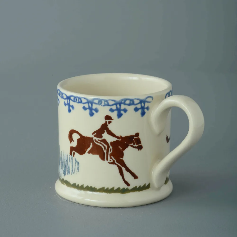 Brixton Pottery Leaping Horses Small Mug- Brixton Pottery|Assorted Mugs