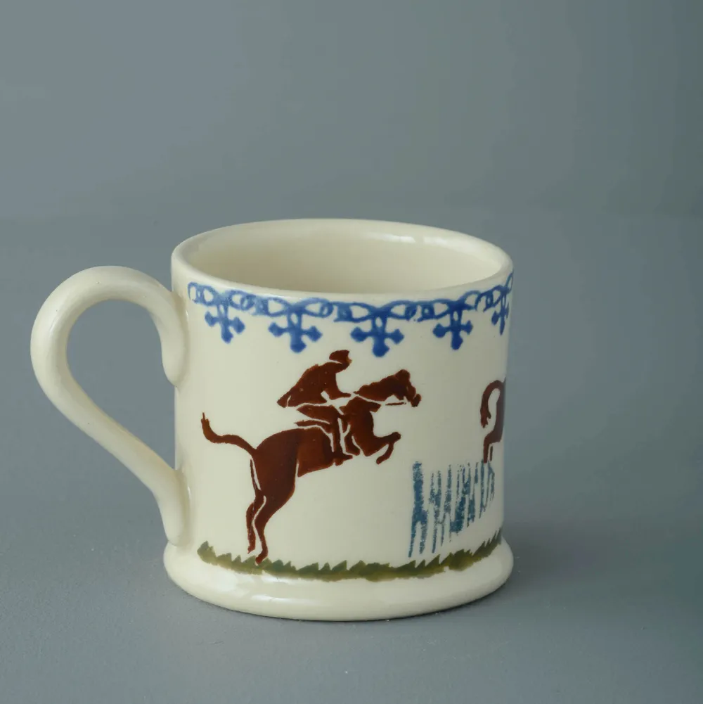 Brixton Pottery Leaping Horses Small Mug- Brixton Pottery|Assorted Mugs