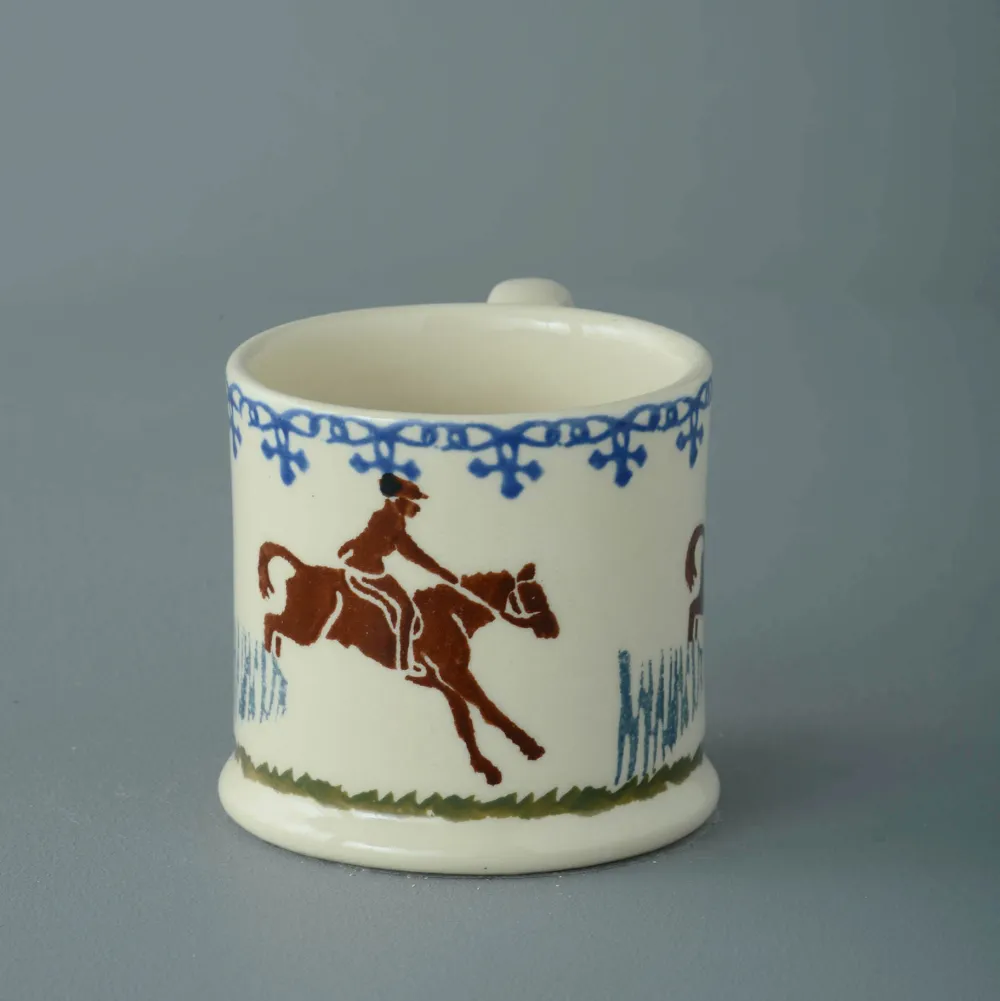 Brixton Pottery Leaping Horses Small Mug- Brixton Pottery|Assorted Mugs