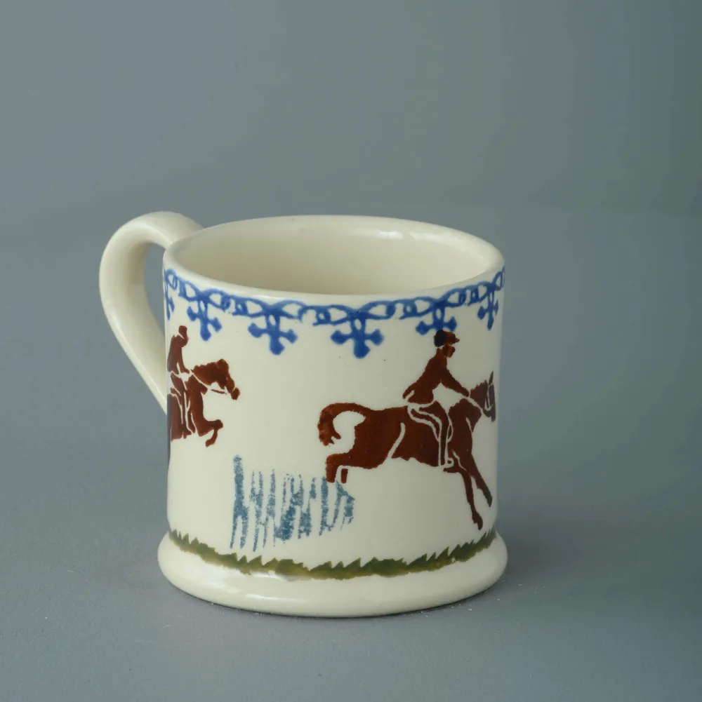 Brixton Pottery Leaping Horses Small Mug- Brixton Pottery|Assorted Mugs
