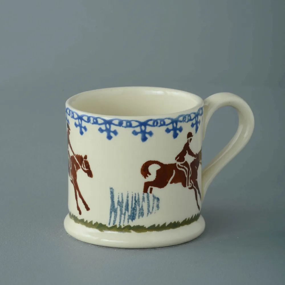 Brixton Pottery Leaping Horses Small Mug- Brixton Pottery|Assorted Mugs