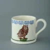 Brixton Pottery Owl on a Stump Small Mug- Brixton Pottery|Assorted Mugs