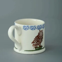 Brixton Pottery Owl on a Stump Small Mug- Brixton Pottery|Assorted Mugs