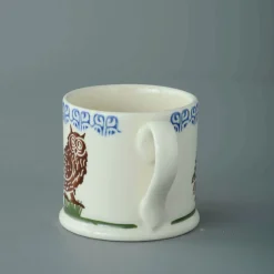 Brixton Pottery Owl on a Stump Small Mug- Brixton Pottery|Assorted Mugs