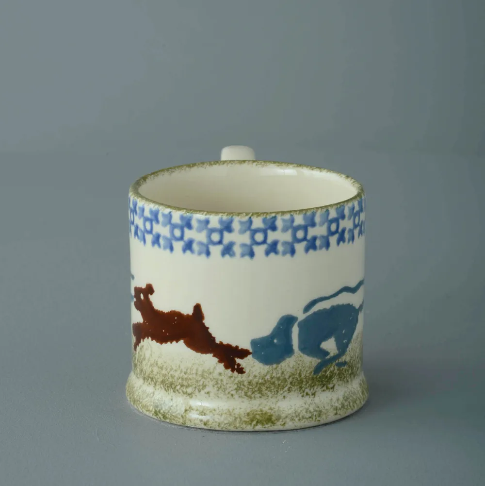 Brixton Pottery Scottie Dog Chasing Small Mug- Brixton Pottery|Assorted Mugs